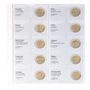 Coin sheets - Karat 1118 (13), suitable for: sheets - Pre-printed4 Rings