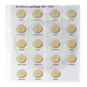 Coin sheets - Karat 1118 (15), suitable for: sheets - Pre-printed4 Rings