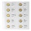 Coin sheets - Karat 1118 (19), suitable for: sheets - Pre-printed4 Rings