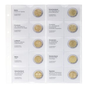 Coin sheets - Karat 1118 (20), suitable for: sheets - Pre-printed4 Rings