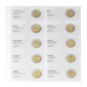 Muntenbladen - Karat 1118 (22), geschikt voor: bladen - Voorbedrukt 4 Rings