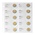 Münzkblätter - Karat 1118 (22), geeignet für: 2 Euro - Vordrucke4 Ringe - Abm: 188 x 210 mm ■ pro Stück