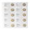 Coin sheets - Karat 1118 (22), suitable for: sheets - Pre-printed4 Rings