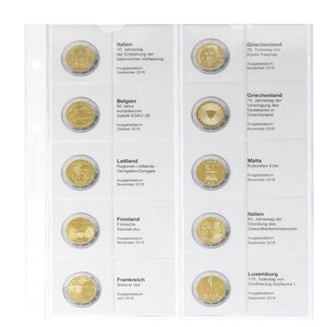 Coin sheets - Karat 1118 (25), suitable for: sheets - Pre-printed4 Rings