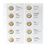 Coin sheets - Karat 1118 (25), suitable for: sheets - Pre-printed4 Rings