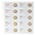 Feuilles de Monnaies - Karat 1118 (26), qui convient pour: 2 Euro - Pré-imprimé 4 Anneaux - dim: 188 x 210 mm ■ par pc.