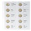Coin sheets - Karat 1118 (27), suitable for: sheets - Pre-printed4 Rings