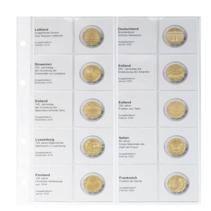 Coin sheets - Karat 1118 (28), suitable for: sheets - Pre-printed4 Rings