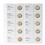 Coin sheets - Karat 1118 (28), suitable for: sheets - Pre-printed4 Rings