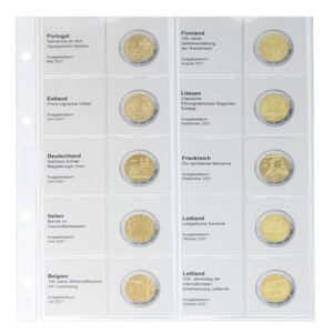 Muntenbladen - Karat 1118 (32), geschikt voor: bladen - Voorbedrukt 4 Rings