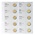 Coin sheets - Karat 1118 (32), suitable for: 2 Euro - Pre-printed 4 Rings - dim: 188 x 210 mm ■ per pc.