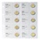 Coin sheets - Karat 1118 (32), suitable for: sheets - Pre-printed4 Rings
