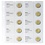 Coin sheets - Karat 1118 (34), suitable for: sheets - Pre-printed4 Rings