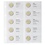 Coin sheets - Karat 1118 (36), suitable for: sheets - Pre-printed4 Rings