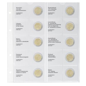 Coin sheets - Karat 1118 (37), suitable for: sheets - Pre-printed4 Rings