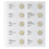 Coin sheets - Karat 1118 (37), suitable for: sheets - Pre-printed4 Rings