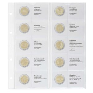 Coin sheets - Karat 1118 (38), suitable for: sheets - Pre-printed4 Rings