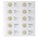 Feuilles de Monnaies - Karat 1118 (38), qui convient pour: 2 Euro - Pré-imprimé 4 Anneaux - dim: 188 x 210 mm ■ par pc.