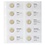 Coin sheets - Karat 1118 (38), suitable for: sheets - Pre-printed4 Rings