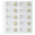 Coin sheets - Karat 1118 (39), suitable for: 2 Euro - Pre-printed 4 Rings - dim: 188 x 210 mm ■ per pc.