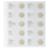 Coin sheets - Karat 1118 (39), suitable for: sheets - Pre-printed4 Rings