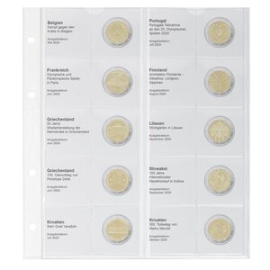 Coin sheets - Karat 1118 (41), suitable for: sheets - Pre-printed4 Rings