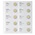 Coin sheets - Karat 1118 (41), suitable for: 2 Euro - Pre-printed 4 Rings - dim: 188 x 210 mm ■ per pc.