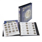 Album Karat 1118 (M 1), incl. 9 bladen (1118-1, 2, 3, 4, 5, 6, 7, 8, 9) - geschikt voor 2 Euro - Design Euromunten - 4 Rings - Afm: 210 x 230 x 35 mm ■ per set