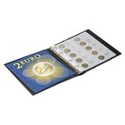 Album Karat 1118 (M 2), incl. 9 bladen (1118-10, 11, 12, 13, 14, 15, 16, 17, 18) - geschikt voor 2 Euro - Design Euromunten - 4 Rings - Afm: 210 x 230 x 35 mm ■ per set