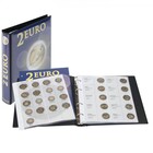 Album Karat 1118 (M 3), incl. 9 bladen (1118-19, 20, 21, 22, 23, 24, 25, 26, 27) - geschikt voor 2 Euro - Design Euromunten - 4 Rings - Afm: 210 x 230 x 35 mm ■ per set