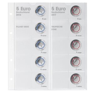 Coin sheets - Karat 1119 ( 1), suitable for: sheets - Pre-printed4 Rings