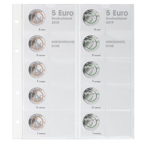 Coin sheets - Karat 1119 ( 2), suitable for: sheets - Pre-printed4 Rings