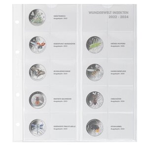 Coin sheets - Karat 1119 ( 4), suitable for: sheets - Pre-printed4 Rings