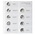 Muntenbladen - Karat 1119 ( 4), geschikt voor: 5 Euro - Voorbedrukt 4 Rings - afm: 188 x 210 mm ■ per stuk