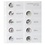 Coin sheets - Karat 1119 ( 4), suitable for: sheets - Pre-printed4 Rings