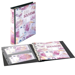 Album Karat 1138, incl. 10 sheets (K02) - suitable for  - Design Souvenier Banknotes - 4 Rings - Dim: 210 x 230 x 35