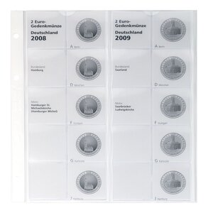 Muntenbladen - Karat 1505 ( 2), geschikt voor: bladen - Voorbedrukt 4 Rings