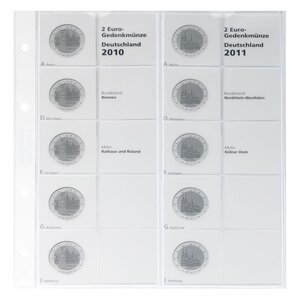 Coin sheets - Karat 1505 ( 3), suitable for: sheets - Pre-printed4 Rings