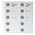 Coin sheets - Karat 1505 ( 3), suitable for: 2 Euro - Pre-printed 4 Rings - dim: 188 x 210 mm ■ per pc.