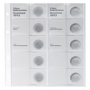 Coin sheets - Karat 1505 ( 4), suitable for: sheets - Pre-printed4 Rings