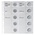 Coin sheets - Karat 1505 ( 4), suitable for: 2 Euro - Pre-printed 4 Rings - dim: 188 x 210 mm ■ per pc.
