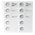Coin sheets - Karat 1505 ( 5), suitable for: 2 Euro - Pre-printed 4 Rings - dim: 188 x 210 mm ■ per pc.