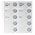 Feuilles de Monnaies - Karat 1505 ( 6), qui convient pour: 2 Euro - Pré-imprimé 4 Anneaux - dim: 188 x 210 mm ■ par pc.