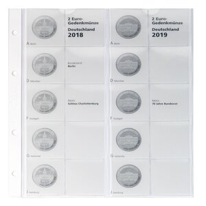 Coin sheets - Karat 1505 ( 7), suitable for: sheets - Pre-printed4 Rings