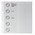 Coin sheets - Karat 1505 ( 8), suitable for: 2 Euro - Pre-printed 4 Rings - dim: 188 x 210 mm ■ per pc.