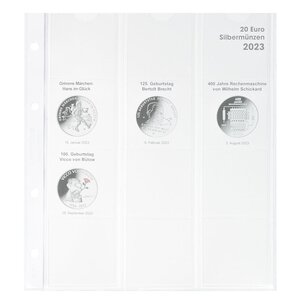 Muntenbladen - Karat 1520 (23), geschikt voor: bladen - Voorbedrukt 4 Rings
