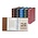 Album Lotos (5600), incl. 50 Blätter (5601) - 1 er Einteilung:  148 x 210 mm - Blau - 4 Ringe - Abm: 194 x 228 x 50 mm ■ pro Satz