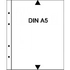 Insteekbladen - Lotos (5601), 1 vaks indeling: 148 x 210 mm - Transparent 4 Rings - afm: 168 x 218 mm ■ per 50 stuks