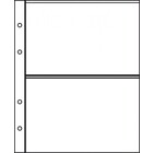 Insteekbladen - Lotos (5801), 2 vaks indeling: 150 x 107 mm - Transparent 4 Rings - afm: 170 x 221 mm ■ per 50 stuks