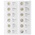Coin sheets - Multi Collect MU (    2 E1), suitable for: 2 Euro - Pre-printed 4 Rings - dim: 200 x 250 mm ■ per 5 pcs.